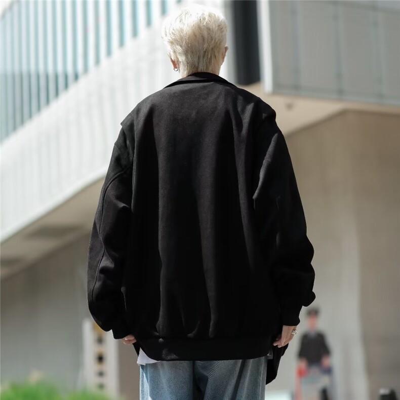 秋季青春流行男夹克文艺潮麂皮绒外套W6677P68,男装夹克,星座1116-2