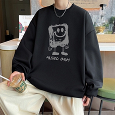 港风得物直播抖音高品质重磅菠萝格圆领宽松男卫衣W2067P40，男装卫衣，电商C408(原B339-1)