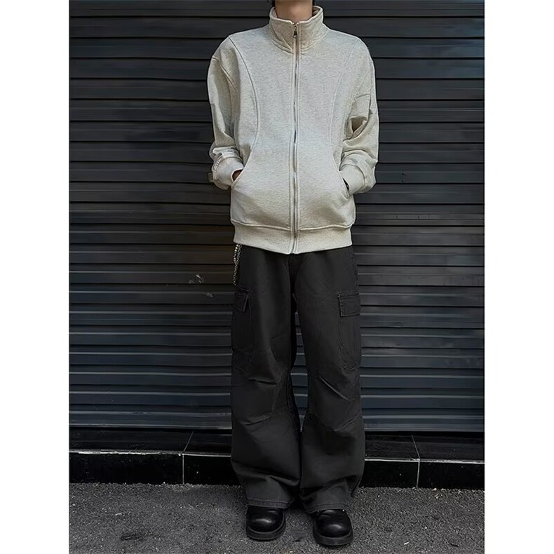 秋季新款外套男结构卫衣卫衣XW114P68,男装卫衣,星座1116-2