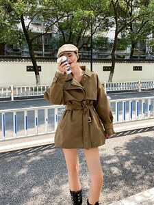 高品质中长款风衣图片