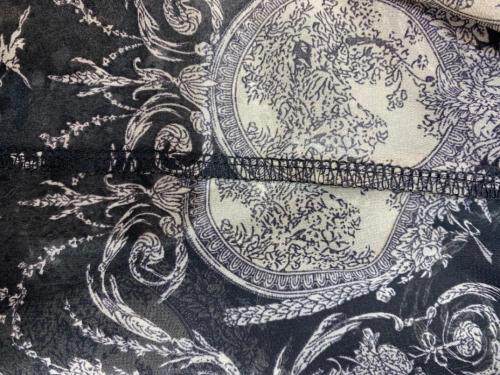 2021年秋季新品欧货轻薄宽松微透水墨画印花衬衫，女装衬衫，L·H·X