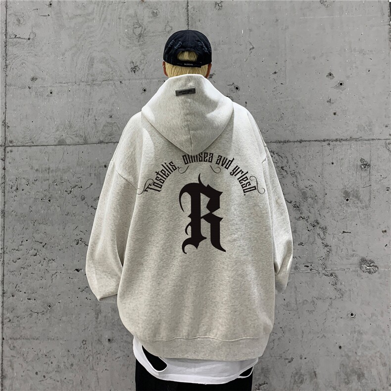 供抖音丶重磅高品棉350克排扣连帽R卫衣LW6073-特p58控78,男装卫衣,星座508（原C305）
