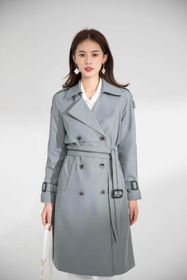 风衣，女装风衣，红雀纺