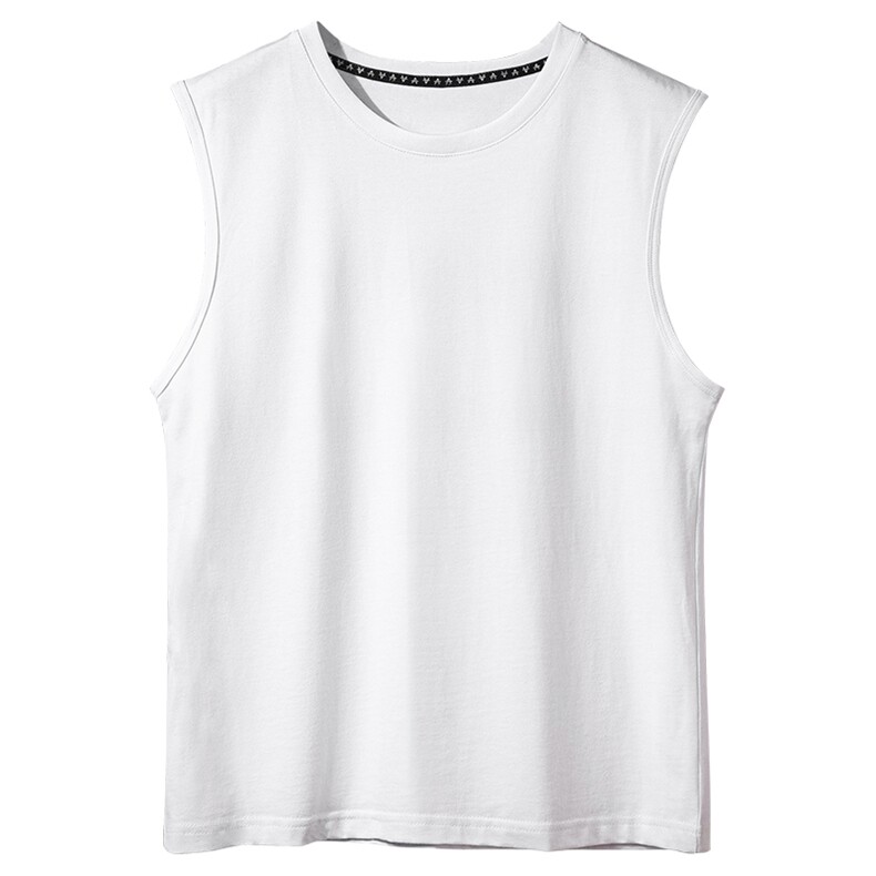 2025年春季夏季青春流行中长款纯棉背心，男装大码男装，初己品牌服饰全品类供货