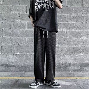 218-1-P33-KD177新款时尚休闲格子裤图片