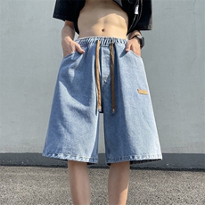 大货夏季男士五分裤潮流百搭休闲水洗牛仔裤短裤NZ2002-P30，男装牛仔裤，星座1103-2