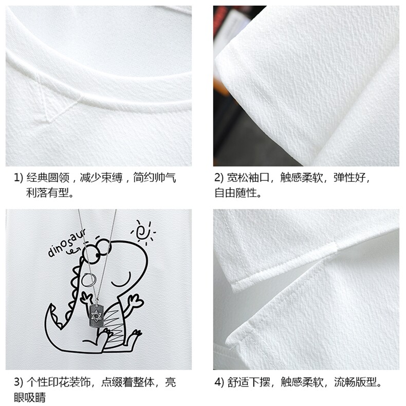Q11172-P30春夏季七分袖t恤男大码五分袖男短袖中袖展架,男装T恤,电商A040A