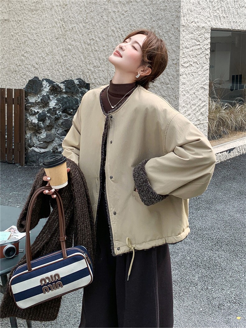 新款羊羔毛2B156512P175K298,女装短外套,2B156