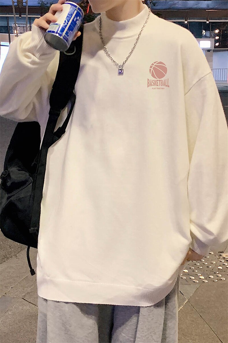 半高领毛衣男士大码针织衫男毛线衣男M18237-P45加绒款-P65,男装针织衫/毛衣,电商A040