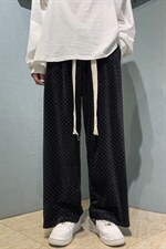 2025秋冬现货男装格子宽松休闲直筒运动裤新款潮流长裤DM157-P40，女装休闲裤，电商D321-1