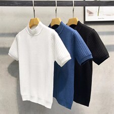 毛衣男韩版潮流五分袖毛衣M3302P44图片