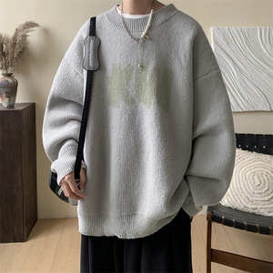 高质量！秋冬季半高领毛衣男士加绒加厚线衣男针织衫男DMY483-P45图片