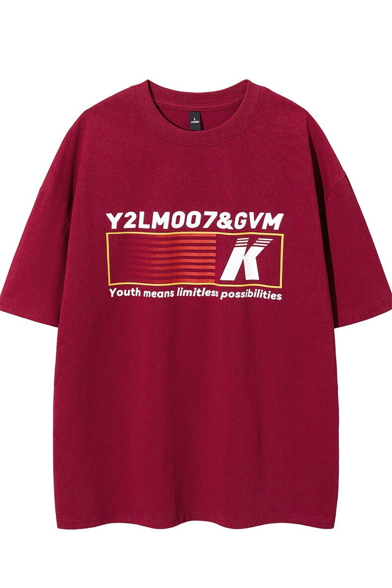 白底条纹印花设计潮大码M-5XL短袖T恤男DT77779P18块特价控38,男装T恤,星座226-2