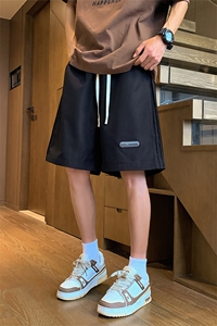 K152/P35夏季新款宽松休闲短裤男夏季五分裤潮大码男中裤子图片