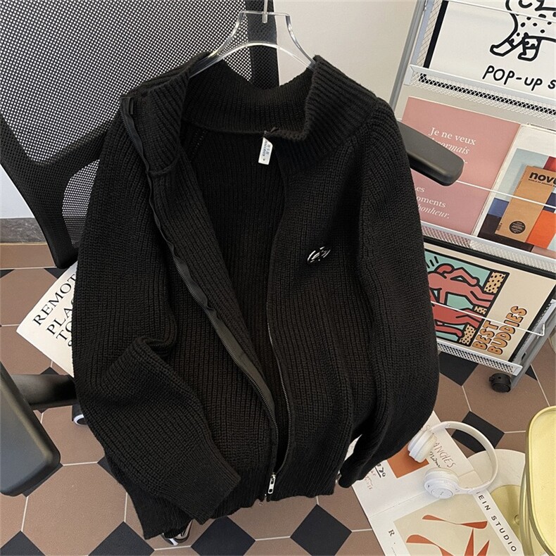 美式复古秋冬鹿毛绒开衫毛衣M5202P52,男装针织衫/毛衣,星座1116-2