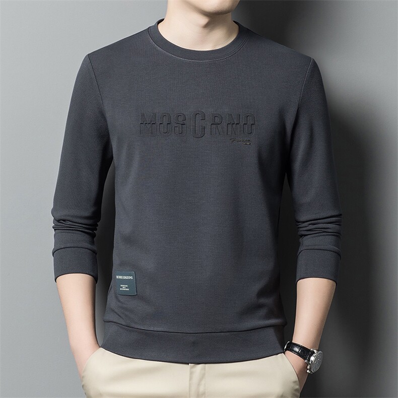 C2506钱塘2020-2春秋欧货品质新款中青年男士时尚休闲长袖卫衣P62,男装卫衣,钱塘207-2