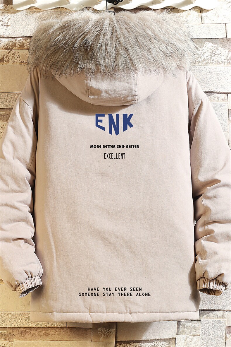 MM48120-P130冬季大毛领衣男士大码加厚袄男服砖墙挂拍,男装棉衣,电商A040A