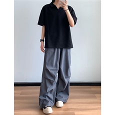 现货-重磅POLO衫夏季短袖翻领半袖上衣cleanfit正肩t恤衫S419特28，男装T恤，电商A233-1