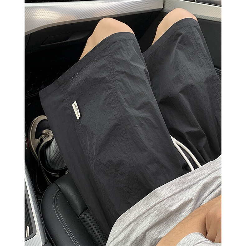 夏季速干冲孔透气拼接短裤车景XZ604-DK229-特P25控48,男装牛仔裤,星座604