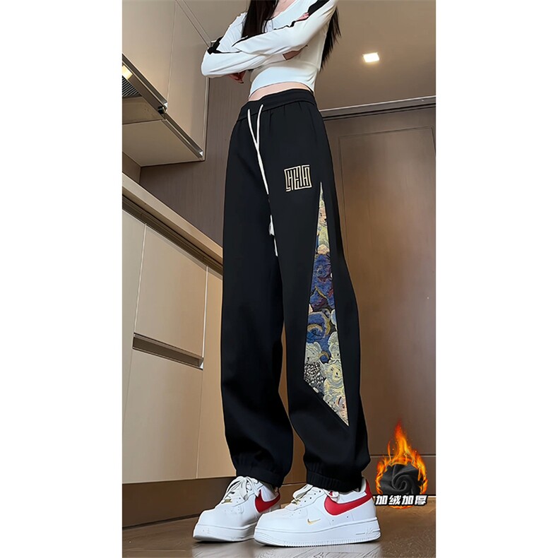 2024 HK24016加绒 女模大码超柔菠萝格卫裤M-5X HK241005-特P40图片