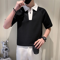 夏新款短袖POLO衫男社会小伙短袖T恤A210-A811-P45控68，男装T恤，星座210-3