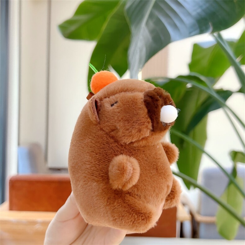 泡泡水豚挂件，轻枫毛绒玩具厂