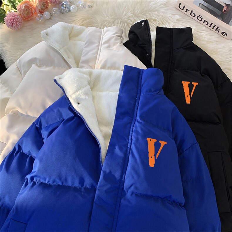 2026新款橙色v字母宽松大码百搭加绒加厚高街棉衣MR9084-p88控118,男装棉衣,星座508（原C305）
