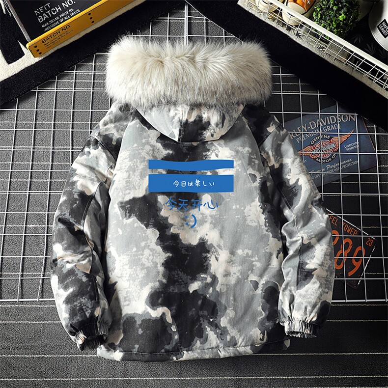 MC49033-P135日系潮衣男大码派克服男工装服外套袄,男装棉衣,电商A040A