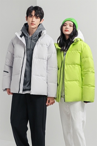 2025冬装新款立领短款羽绒服男女情侣潮流时尚保暖外套815P120图片