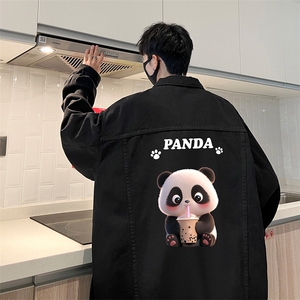 牛仔夹克男大码牛仔外套男茄克 NJ77417-P60图片