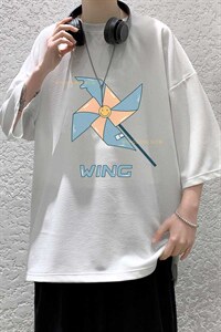 Q11112-P30 春夏季七分袖t恤男大码五分袖男短袖中袖   大皂风图片