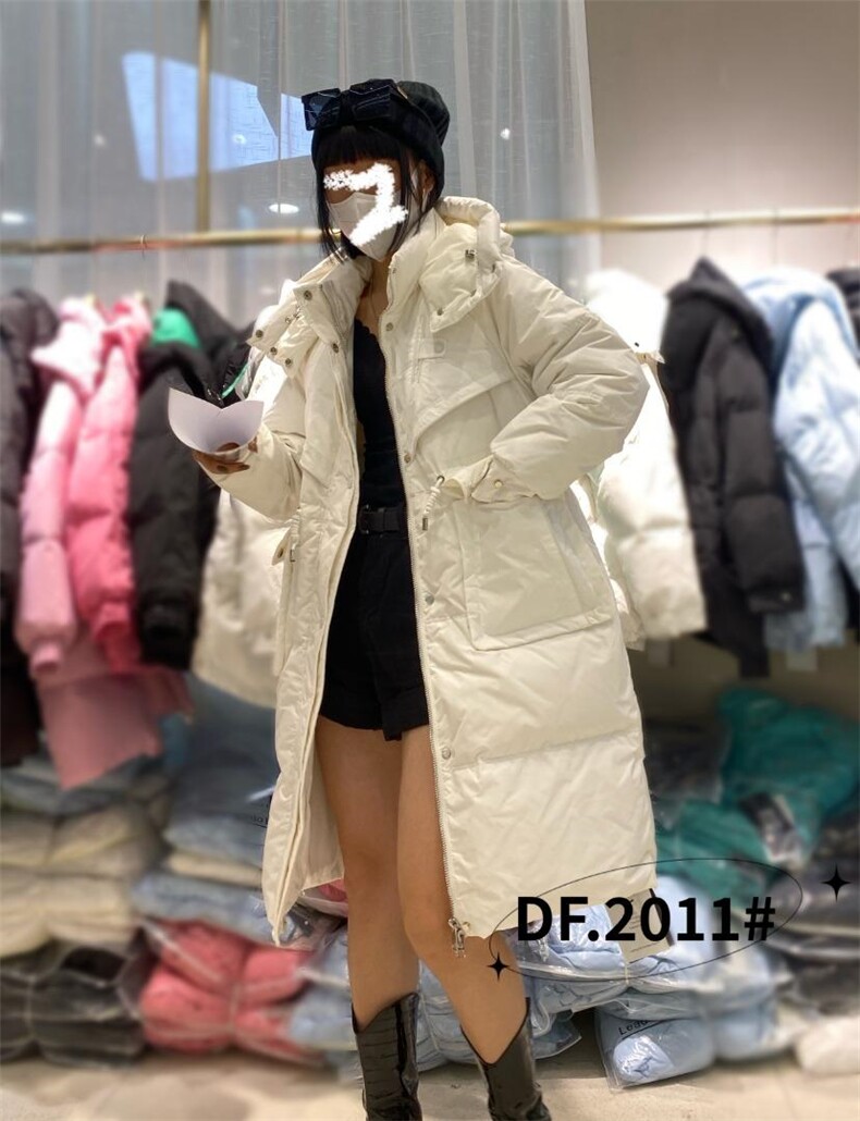 现货，长款羽绒服，女装羽绒服，笛菲