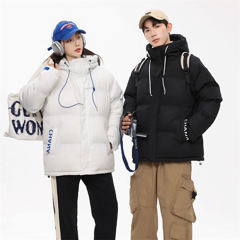 新款冬季棉衣潮牌刺绣羽绒棉服情侣加厚棉袄外套 A436-7713-P100图片