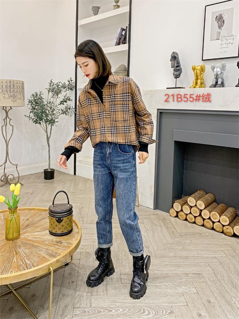 【现货】秋冬季一体绒衬衫，女装衬衫，锦绣阁