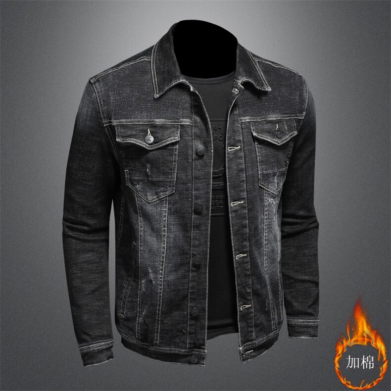 730/MY003/P180弹力款加棉牛仔衣冬季新款牛仔衣加厚男现货,男装夹克,钱塘730-1