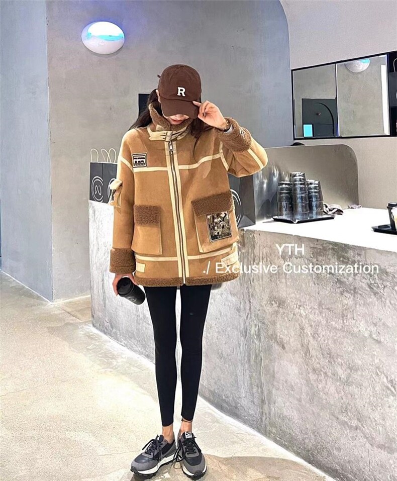 网红重工刺绣皮毛一体，其它，依挺好