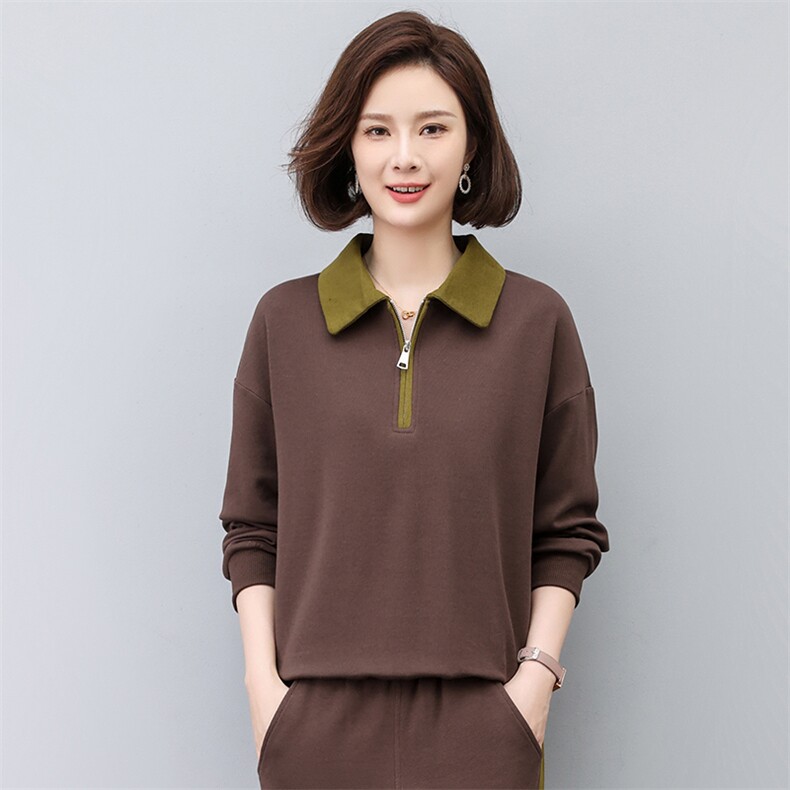 春季新款时尚休闲女装卫衣宽松显瘦长袖上衣,女装卫衣/绒衫,悦见她