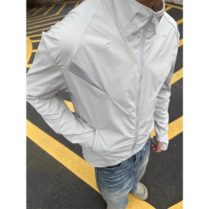 J5257网图慎用激光冲孔防晒服防晒衣外套男女夏季网眼骑行外套