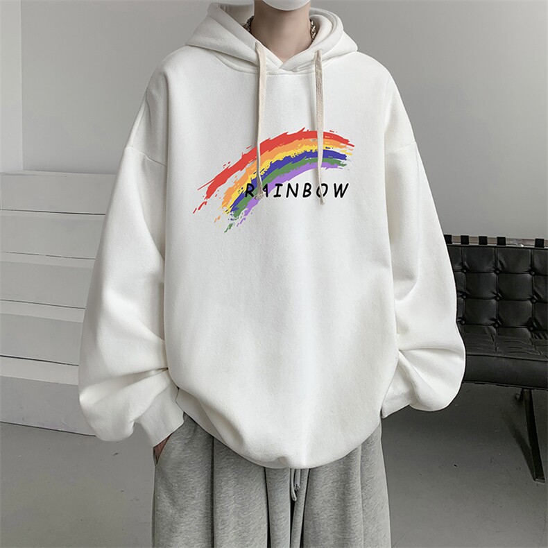 连帽卫衣男大码运动服帽衫外套WY2064-P35 加绒款-P40图片