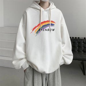 连帽卫衣男大码运动服帽衫外套WY2064-P35 加绒款-P40图片