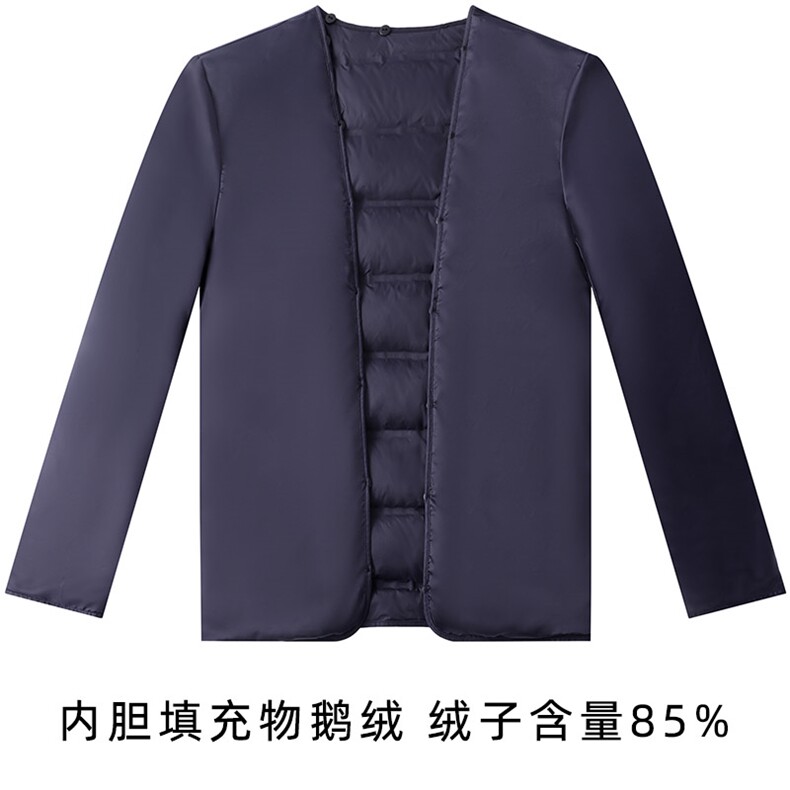 轻奢高货商场品质做工精细鹅绒羊毛夹克内胆可拆卸,男装夹克,钱塘207-1