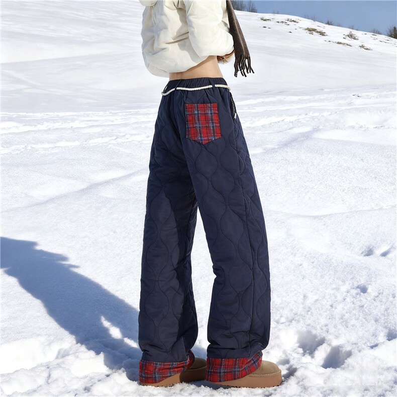 【现货】XZ612-K232-P65冬季棉裤葫芦纹压线加绒防水滑雪裤防风裤，男装棉裤，星座612