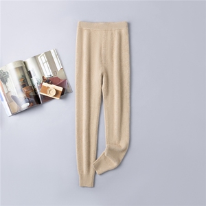 2025秋新款百搭男士双股加厚保暖打底裤，男装休闲裤，牧群羊绒