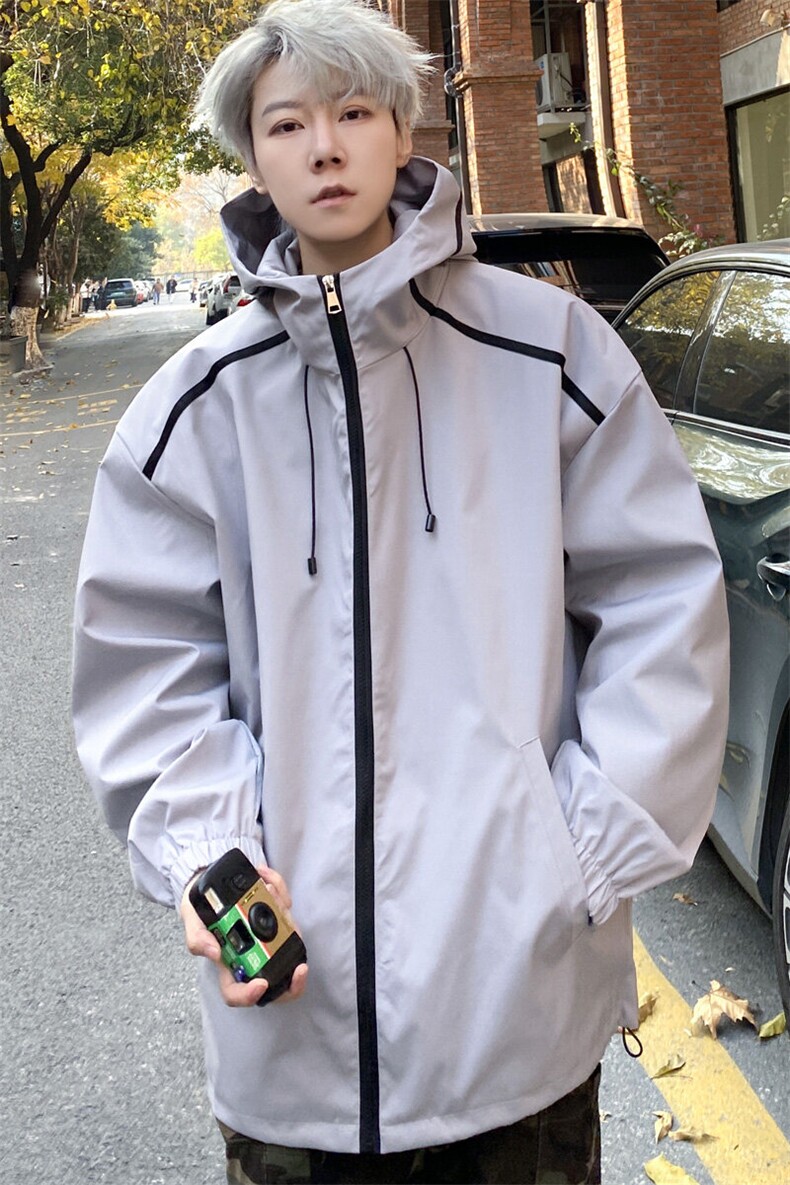 港风复古工装夹克男春秋休闲上衣服男士外套J2502P70控108,男装夹克,电商A157