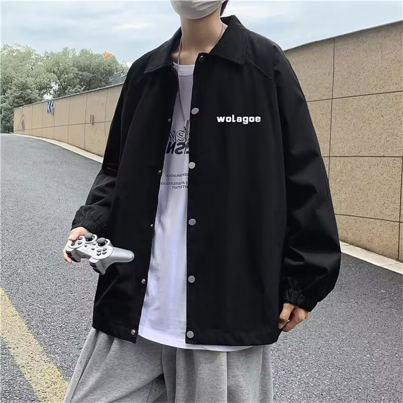 潮流夹克潮男休闲时尚外套W013P43图片
