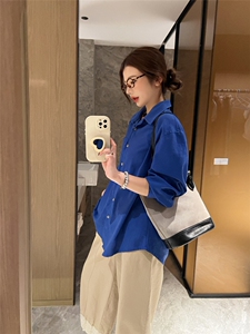 2025百搭时尚简约亚麻衬衫女夏季高端欧货宽松版衬衣图片