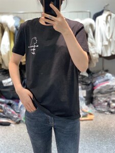 春季新款简约百搭时尚休闲短袖T恤图片