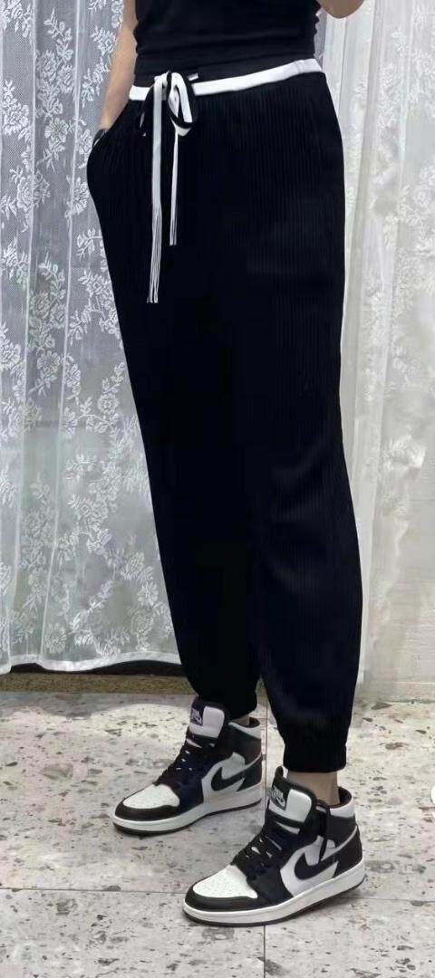 潮裤：冰丝条纹抖抖裤，其它，金川古韵(4F)