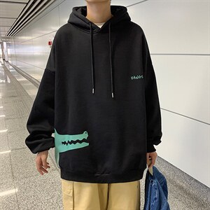 A040-WY2082-P40连帽卫衣男加肥加大码胖子棒球服外套图片