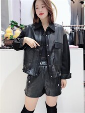 水洗皮拼针织，其它，圣丝诺亚